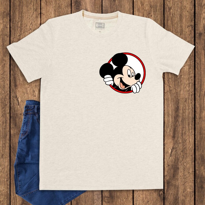 Vintage Mickey Mouse shirt ,Retro Disney character cotton tee, classic cartoon Graphic top image 9