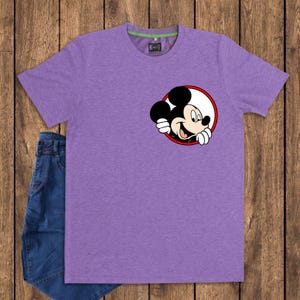 Vintage Mickey Mouse shirt ,Retro Disney character cotton tee, classic cartoon Graphic top image 15