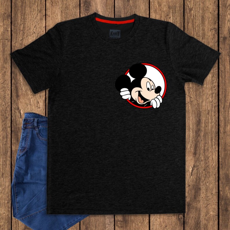 Vintage Mickey Mouse shirt ,Retro Disney character cotton tee, classic cartoon Graphic top image 4
