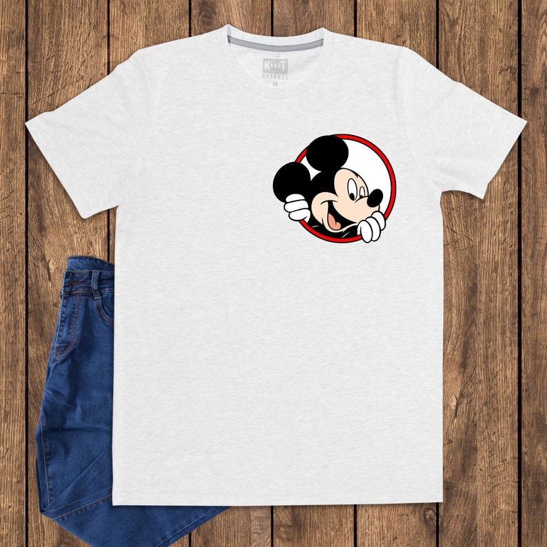 Vintage Mickey Mouse shirt ,Retro Disney character cotton tee, classic cartoon Graphic top image 3