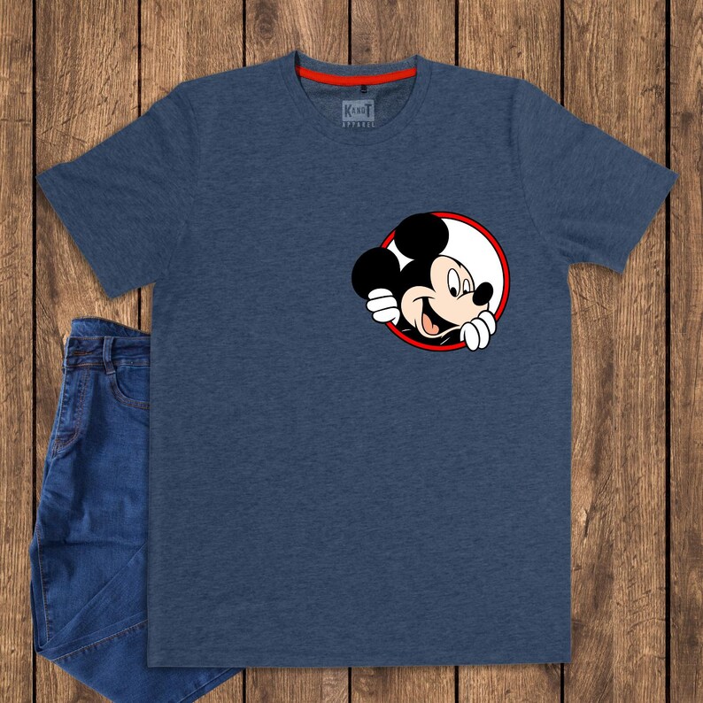 Vintage Mickey Mouse shirt ,Retro Disney character cotton tee, classic cartoon Graphic top image 6