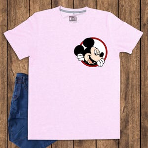 Vintage Mickey Mouse shirt ,Retro Disney character cotton tee, classic cartoon Graphic top image 7
