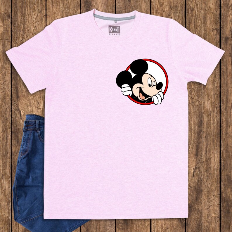 Vintage Mickey Mouse shirt ,Retro Disney character cotton tee, classic cartoon Graphic top image 7