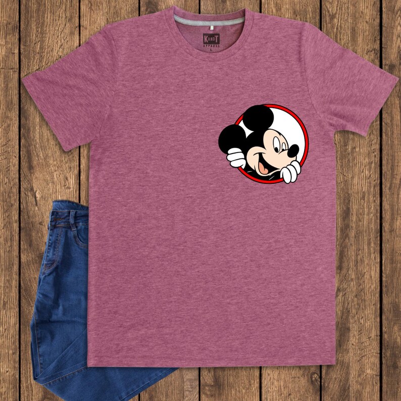 Vintage Mickey Mouse shirt ,Retro Disney character cotton tee, classic cartoon Graphic top image 13