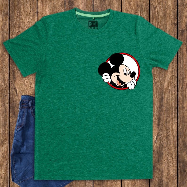 Vintage Mickey Mouse shirt ,Retro Disney character cotton tee, classic cartoon Graphic top image 8