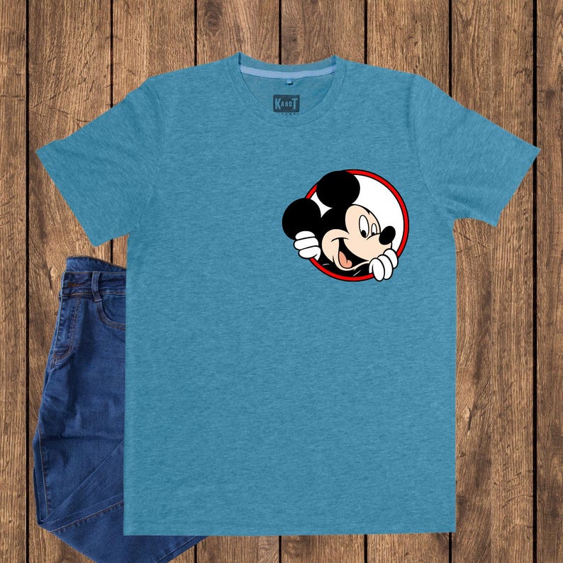 Vintage Mickey Mouse shirt ,Retro Disney character cotton tee, classic cartoon Graphic top image 1