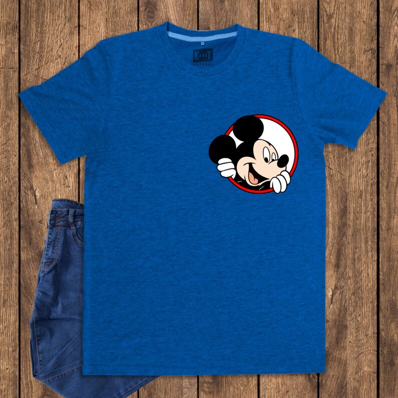 Vintage Mickey Mouse shirt ,Retro Disney character cotton tee, classic cartoon Graphic top image 5