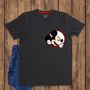 Vintage Mickey Mouse shirt ,Retro Disney character cotton tee, classic cartoon Graphic top image 2