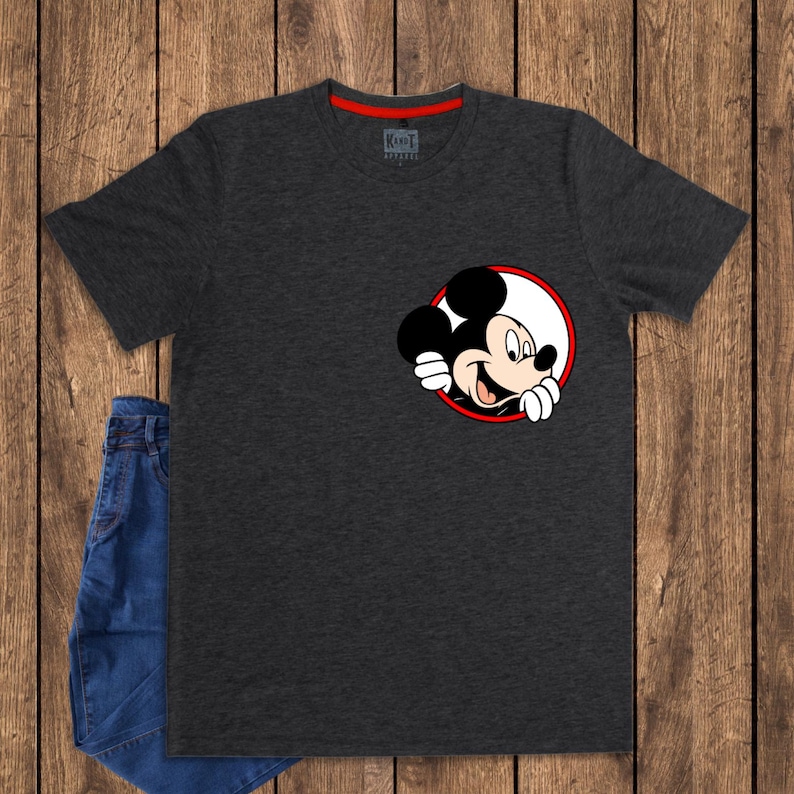 Vintage Mickey Mouse shirt ,Retro Disney character cotton tee, classic cartoon Graphic top image 2