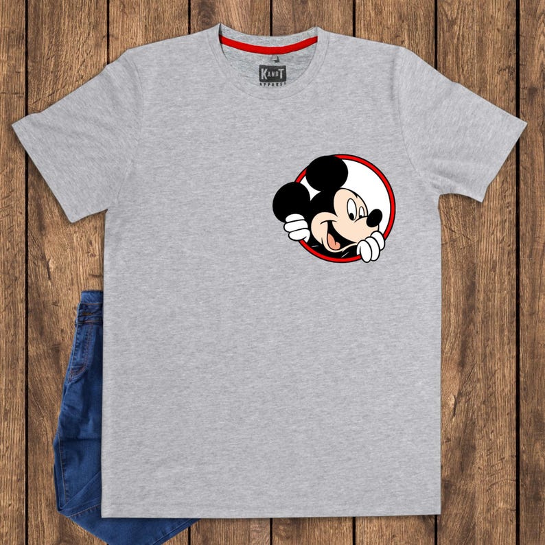 Vintage Mickey Mouse shirt ,Retro Disney character cotton tee, classic cartoon Graphic top image 14