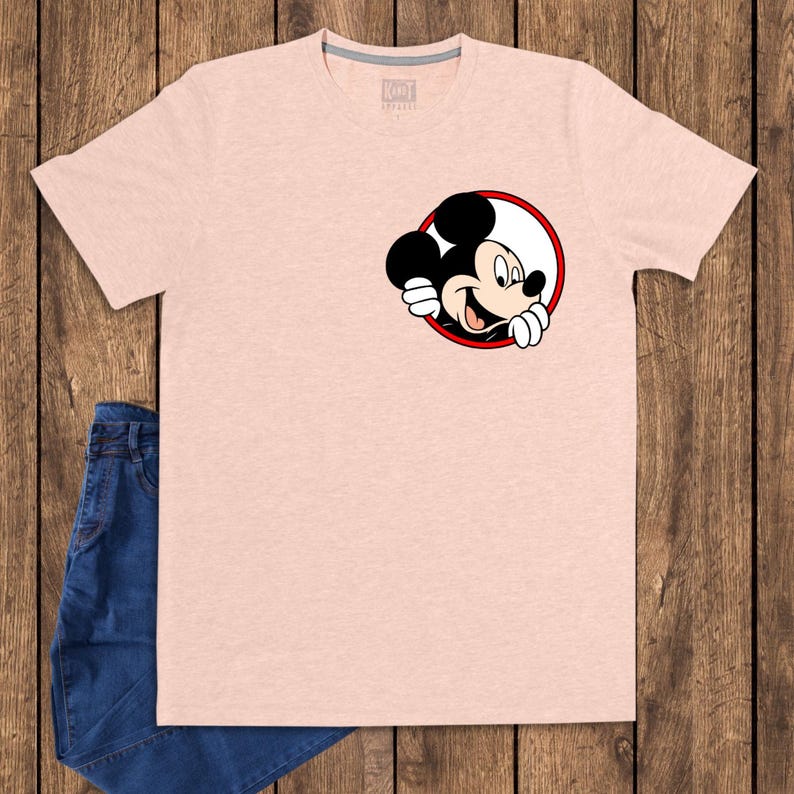 Vintage Mickey Mouse shirt ,Retro Disney character cotton tee, classic cartoon Graphic top image 10