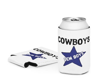 Cowboys Football - beidseitige Anpassung Neopren-Koozie / Dosenkühler - Slim oder Standard