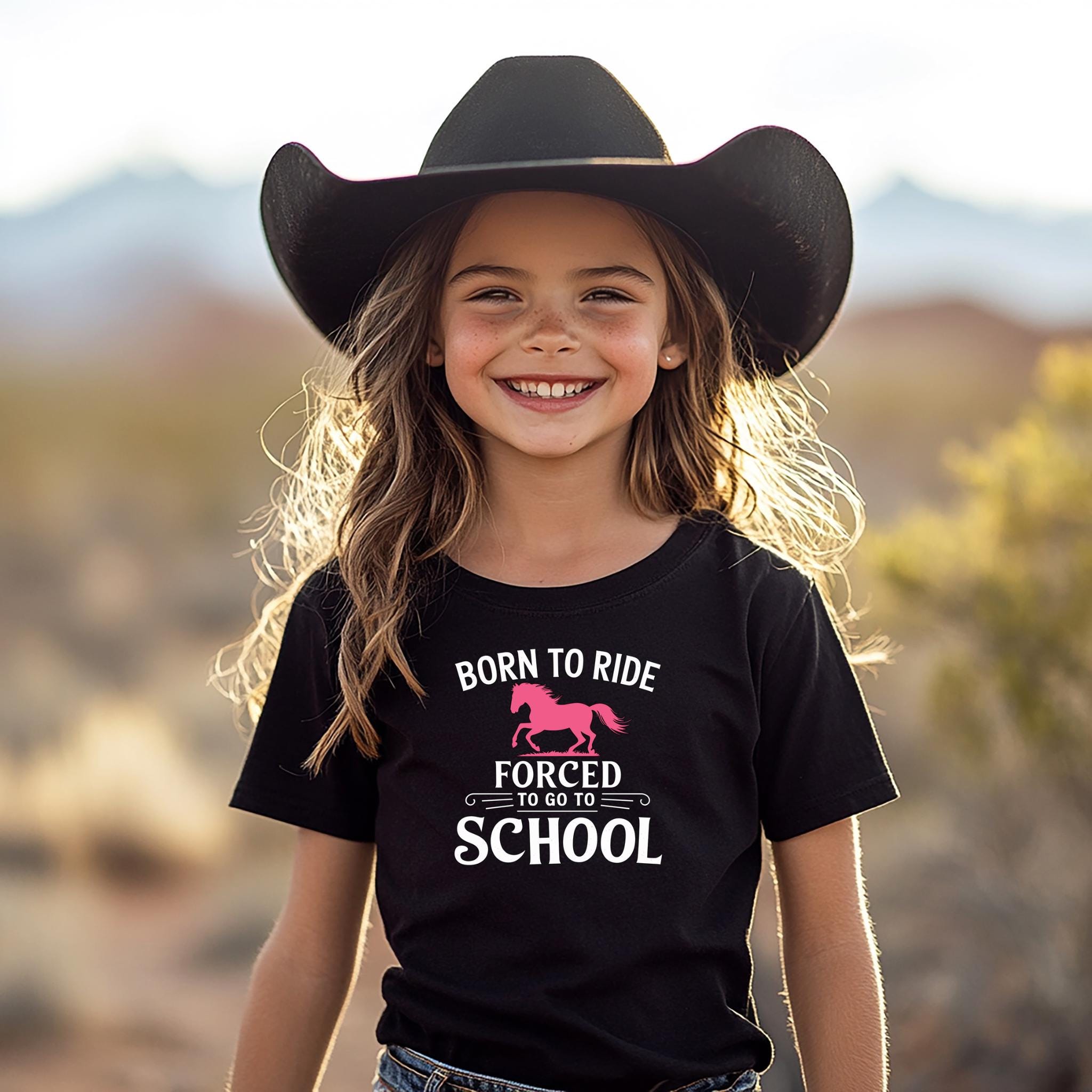 BORN TO RIDE DIRT BIKES, FORCED TO GO TO SCHOOL TEE – Dirt Days