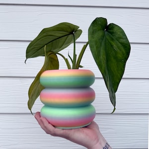 13cm Blumentopf im Dunkeln leuchtend