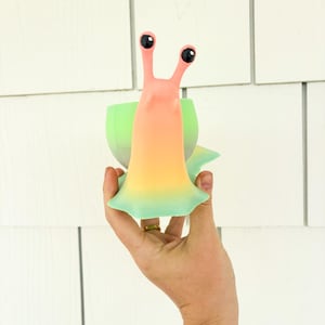 Rainbow Snail Planter