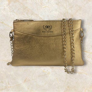 Bolso Bandolera de Cuero Genuino para Mujer – Pequeño, Elegante y Sofisticado – Hecho a Mano