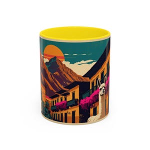 Cusco Vintage Mug | Andean artistic souvenir | Magical gift for explorers and dreamers