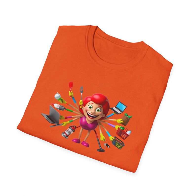 Multitasking Mom T-Shirt – Funny Design for Modern Supermoms image 5