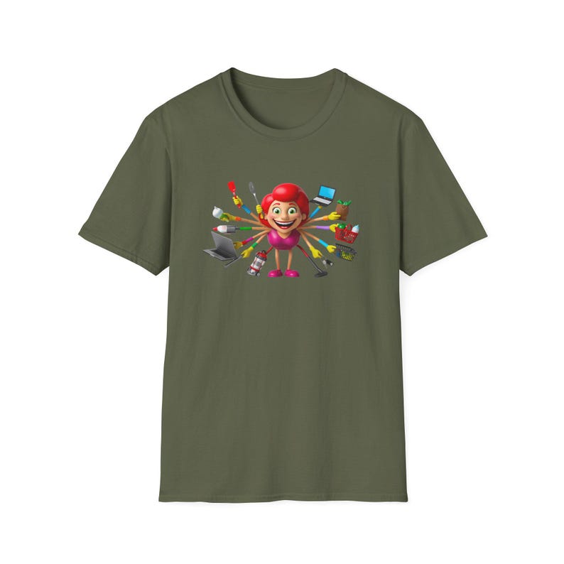 Multitasking Mom T-Shirt – Funny Design for Modern Supermoms image 9