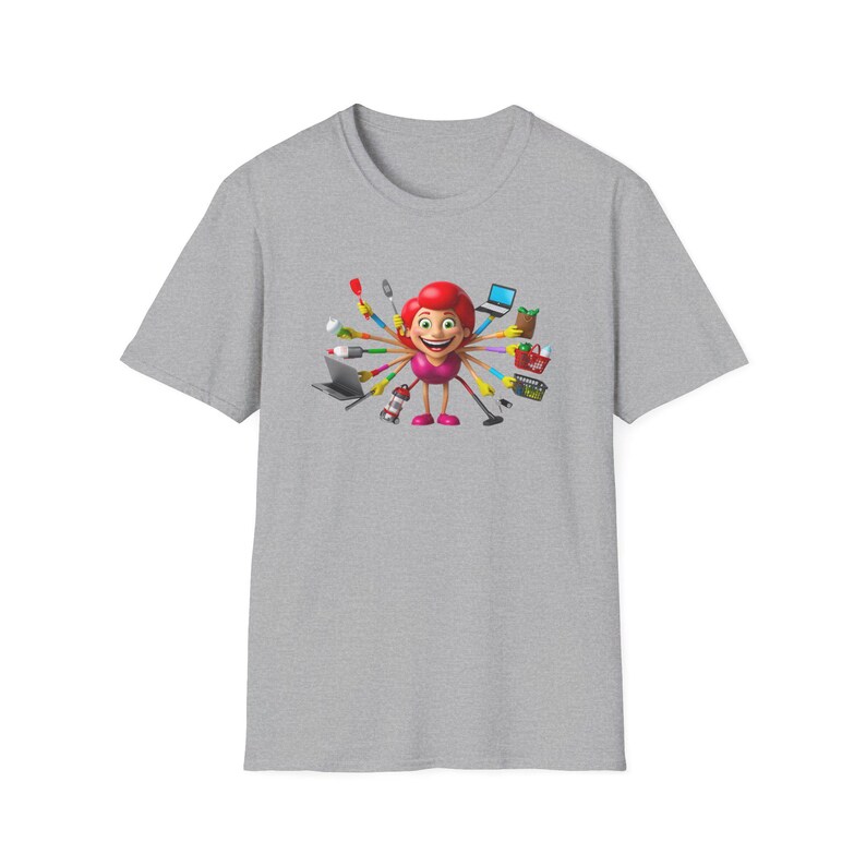 Multitasking Mom T-Shirt – Funny Design for Modern Supermoms image 6