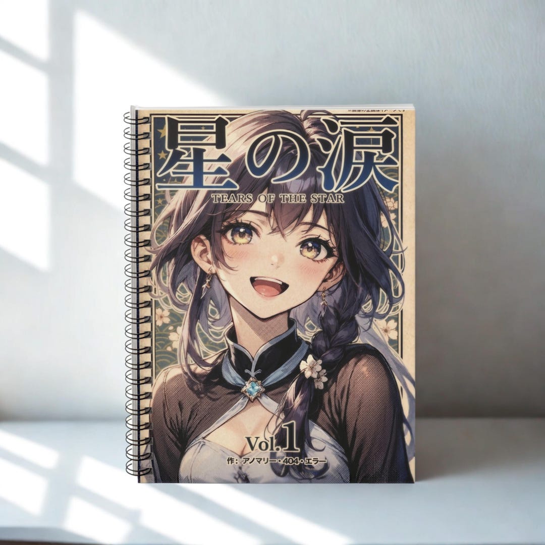 Manga Notebook | Authentic Anime Art Journal for Otaku & Kawaii Fans ...