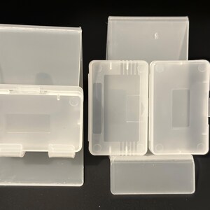 Neuf 3 X GBA Game Boy Advance Boite rangement cartouche étui carte transparent Protection Nintendo Console Retro Gaming Game Jeux