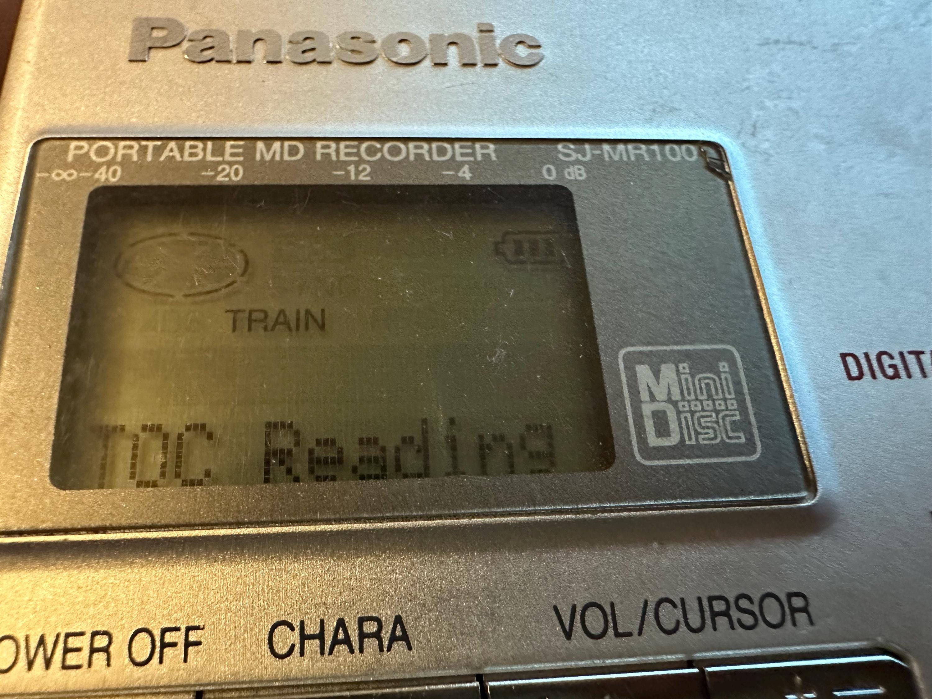 Panasonic SJ-MR100 MD Recorder - Portable | Hi-Fi Etsy PROBLEM