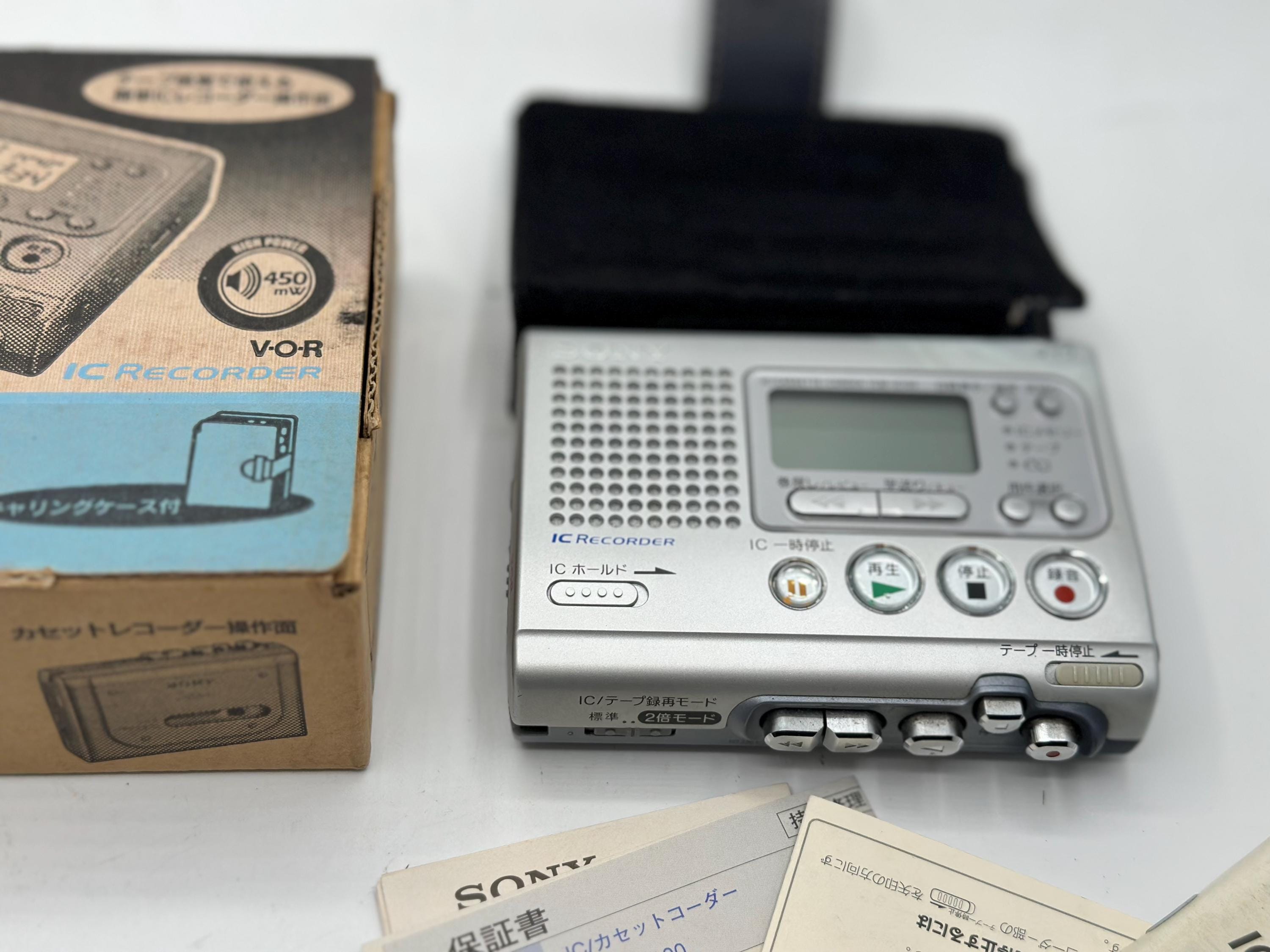 SONY TCMーIC100 SONY Portable Cassette Recorder TCM-IC100 For Parts from japan | eBay