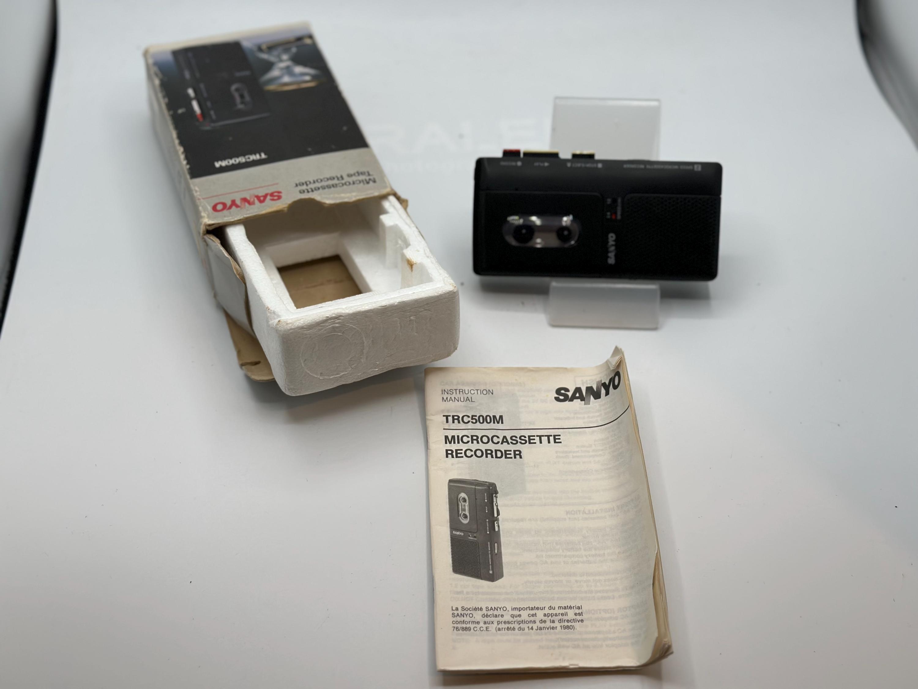 Sanyo 1 Dictaphone MicroCassette micro cassette recorder (D'occasion) à