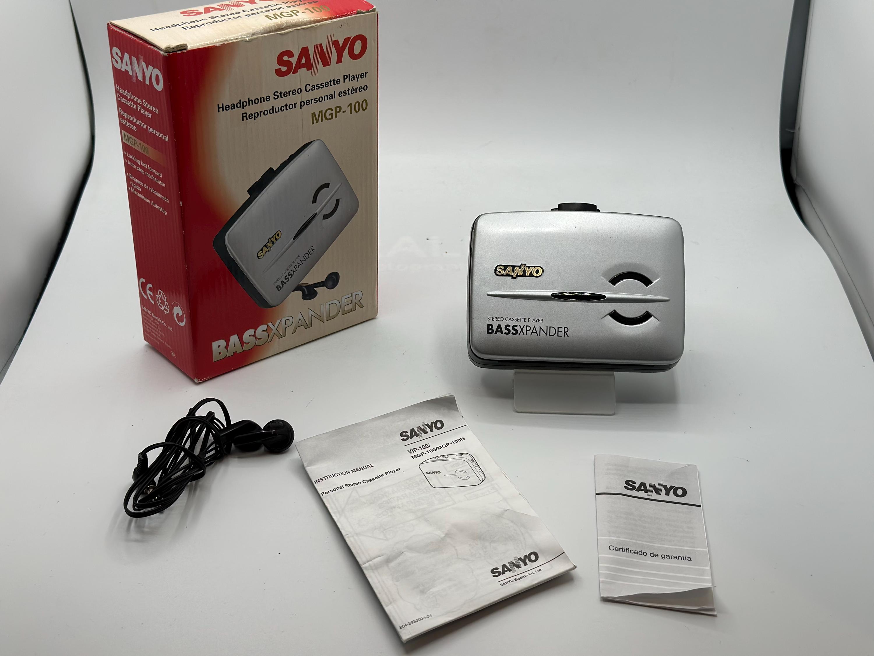 ② Walkman Sanyo 2 Baladeur+Enregistreur K7 Cassette + Test OK - Walkman, Discman & Lecteurs de