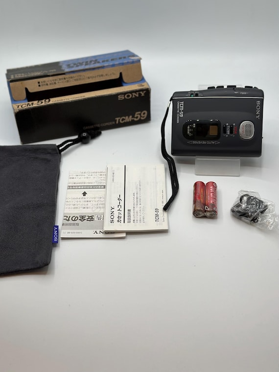 SONY TCM-59 カセットコーダー 動作確認済 外観良好 SONY TCM-59 カセットコーダー 再生OK 録音未確認 VOR - メルカリ