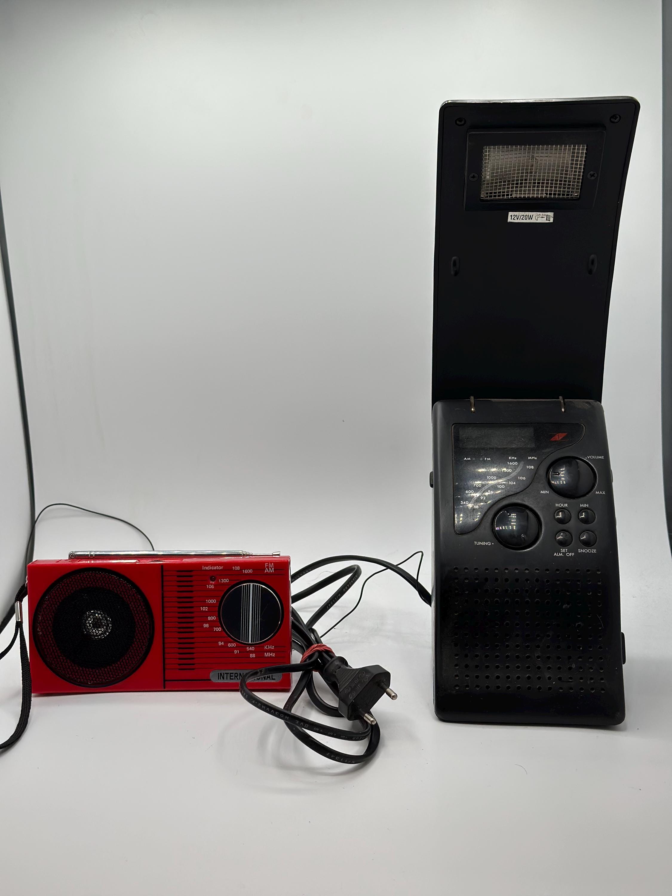 2 radios antiguas + radio de válvulas + ¡Prueba correcta! FM/Transistor/Portátil/No Sony