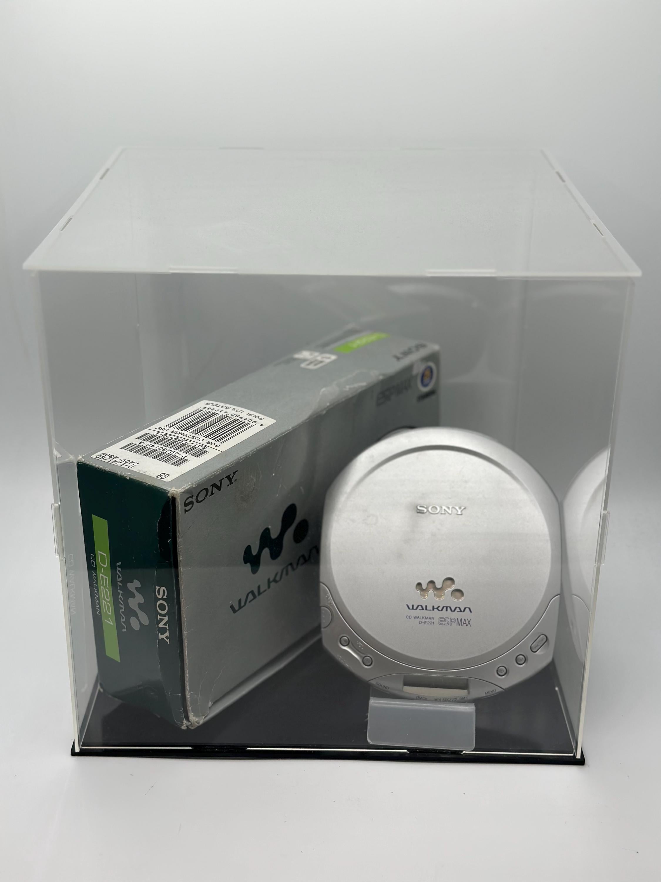 SONY CD WALKMAN ポータブルCDプレーヤー D-E221 Sony Discman D-E221 CD Walkman Personal CD Player Silver TESTED