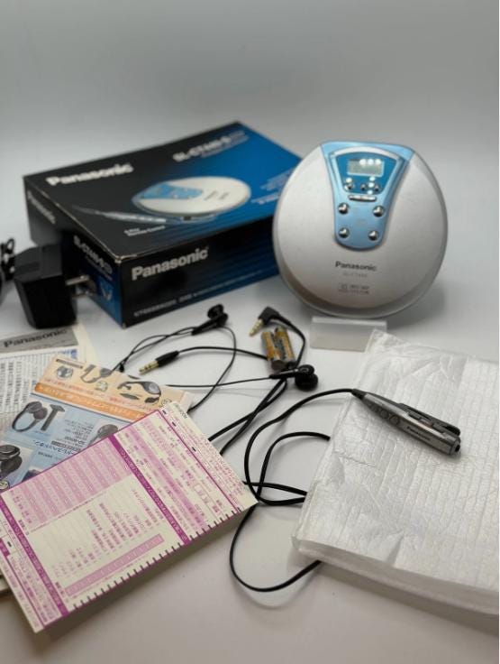 Panasonic SL-CT440-S JAPAN Discman ポータブルCDプレーヤー - エラー