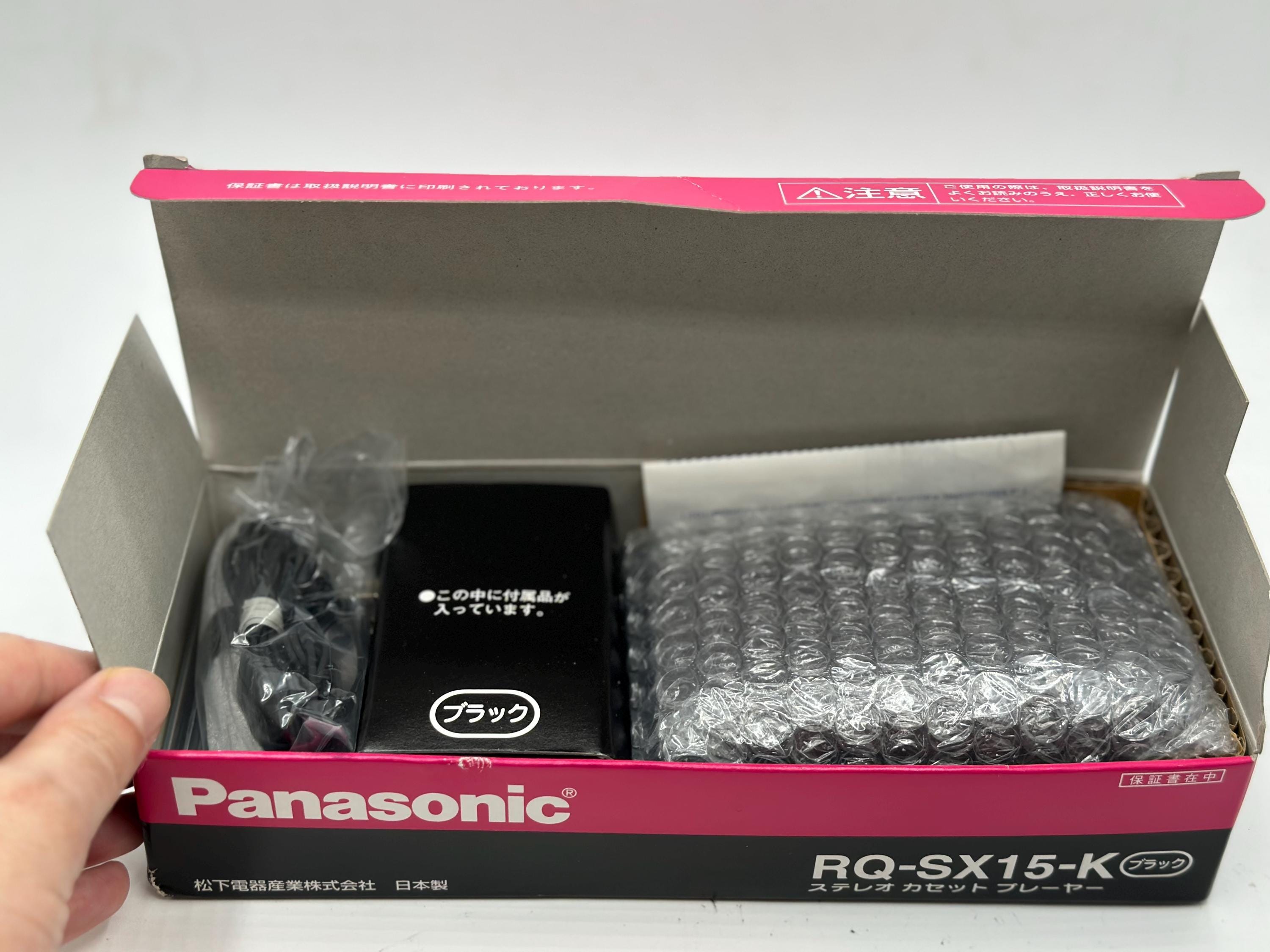 Panasonic RQ-SX15-K ステレオカセットプレーヤー パナソニック ポータブルプレーヤー