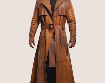 Cappotto Invernale Uomo In Vera Pelle Marrone: Caldo, Elegante E Dal Fascino Senza Tempo - copertina