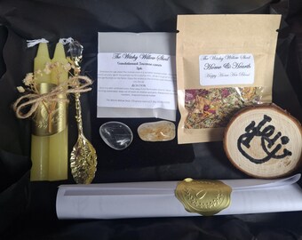 Willows Home and Hearth -Happy Home Candle Spell Ritual Kit