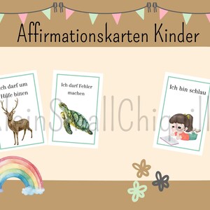 Afirmaciones para niños imprimibles: frases positivas y confianza en sí mismos, para guarderías y preescolares. Descargar.