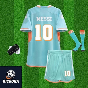 Personalized Messi 10 Soccer Jersey: Custom Football Kit, Sports Apparel