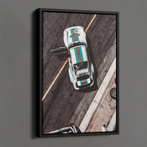 Porsche Race Car Print, Porsche Martini Poster, Porsche Racing Car Wall Art, Garage Wall Decor, Car Shop Wall Art, Martini Racing, Car Gifts