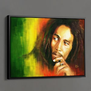 Impression Bob Marley, affiche pop art Bob Marley, affiche chanteuse de musique, impression star chanteuse, affiche chanteuse de musique reggae, impression musique, cadeau fan de musique