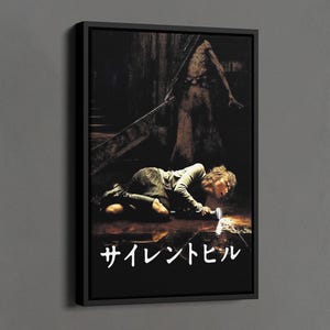 Silend Hill Film Poster, Japanische Chirashi Druck, Silent Hill Glas Wanddekor, Horrorfilm Druck, Christophe Gans Art, Dark Style Art
