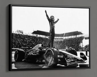 Formula 1 Poster, Verstappen Print, Racing Decor, Vestappen Fan Decor, Motivational Sport Poster, F1 Wall Art, Racer Home Decor, F1 Fan Gits