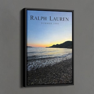 Ralph Lauren Print, Old Money Wall Decor, Ralph Lauren Gocek Print, Fashion Magazine Poster, Luxury Fashion Print, Old Ralph Lauren