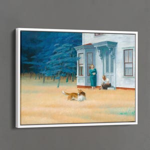 Edward Hopper Canvas Print, Cape Cod Evening by Edward Hopper Painting, Exhibition Print, Edward Hopper Paintings, Museum Poster, Home Decor