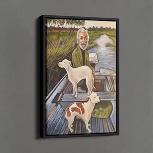 Impresión de Uno de los Nuestros, lienzo de pintura de Viejo y Perros, lienzo de película, lienzo enmarcado grande, impresión de Martin Scorsese, regalo para mejores amigos
