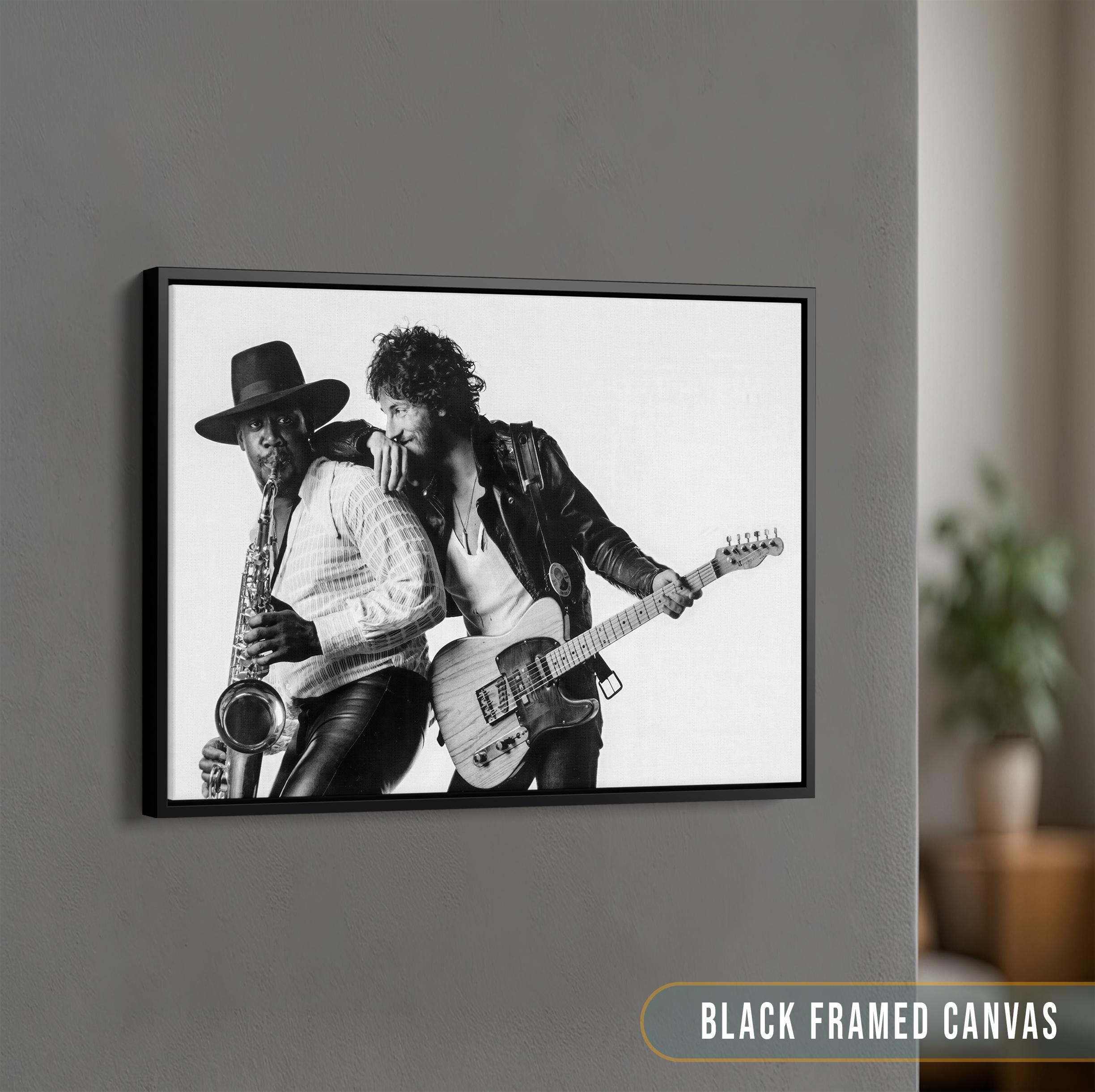 Bruce Springsteen Canvas Print, Retro Music Wall Art, Born to Run Music Poster, Timeless Fashion, Rock Music Fan Gift, Iconic Music Wall Art