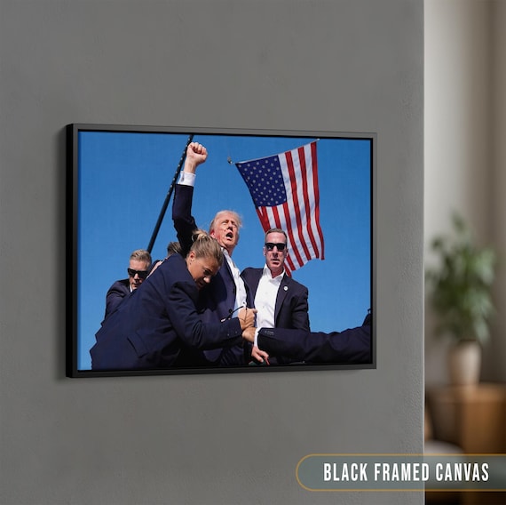ドナルド・トランプのポスター、ドナルド・トランプ暗殺未遂事件と戦う