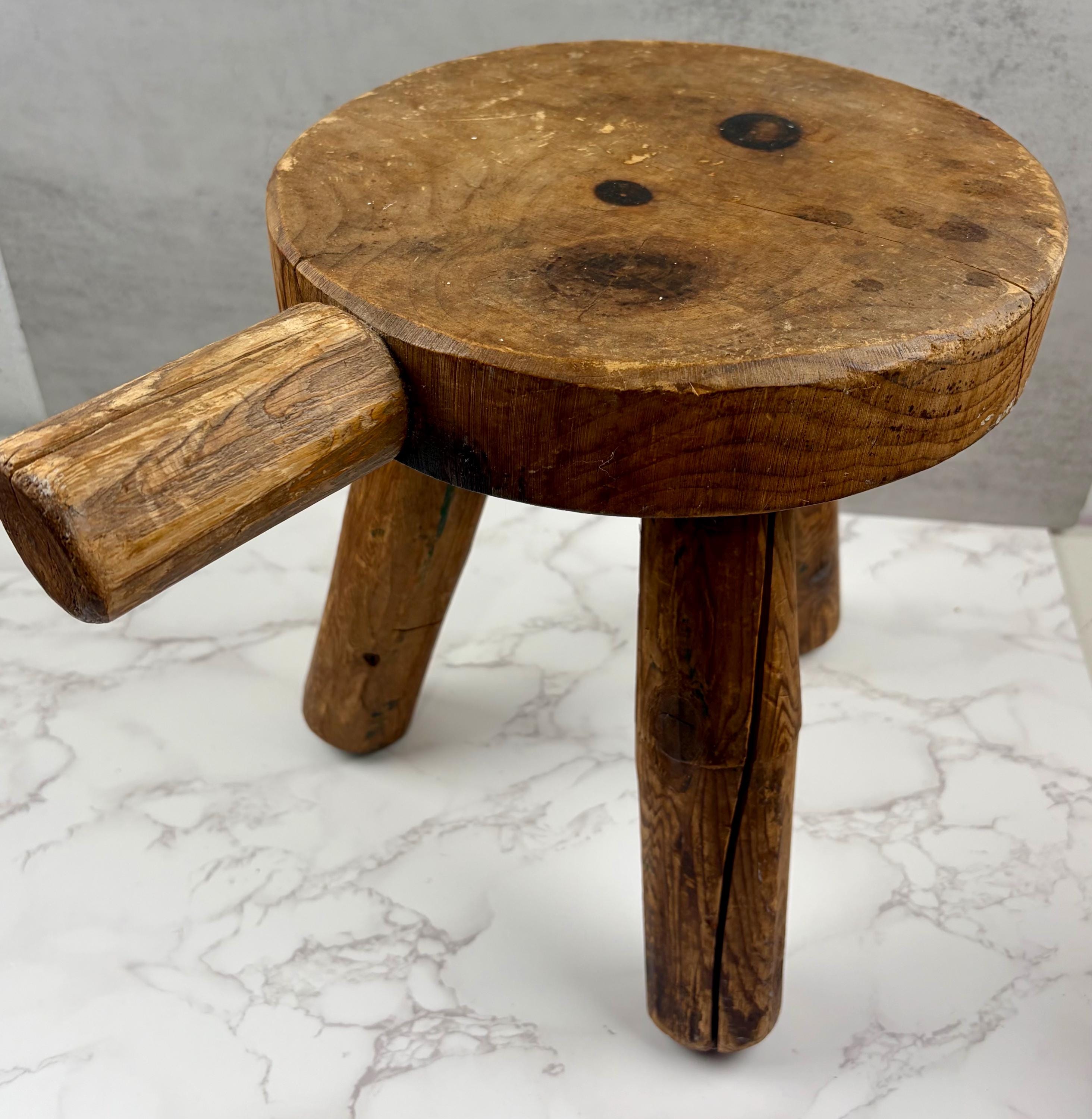 Antique 3 Legged Chair - Etsy