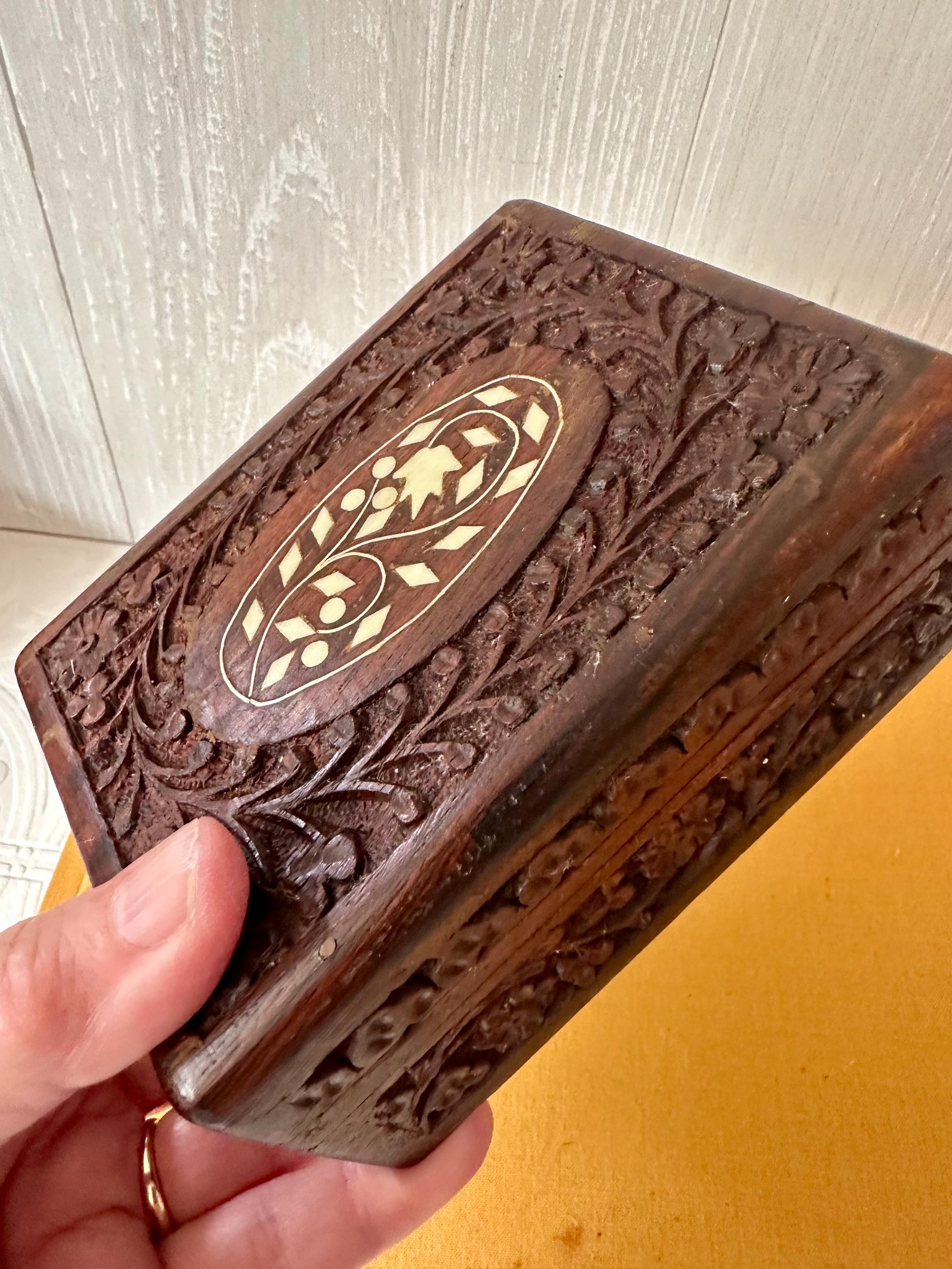 Rosewood Carved Vintage - Etsy